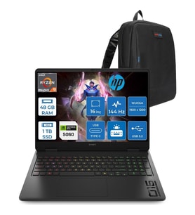 HP Omen Amd Ryzen 9 8940HX 48GB 1tb SSD 8GB/RTX5060/130W 16" Wuxga 144Hz 300NITS %62,5 Srgb Windows 11 Pro Gaming Bilgisayar C39JFEAP18 + Zettaçanta