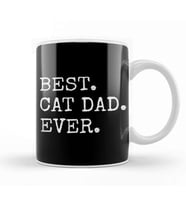 Best Cat Dad Ever 01 Kupa Bardak Porselen