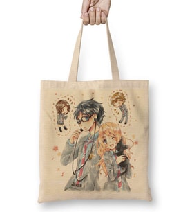 Shigatsu Wa Kimi No Uso One Piece Death Note Tokyo Bez Çanta Uzun Saplı