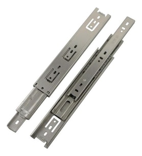 Minnes Teleskopik Çekmece Rayı H43mm - 40cm (Gümüş)
