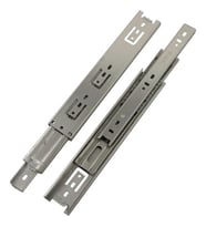 Minnes Teleskopik Çekmece Rayı H43mm - 40cm (Gümüş)