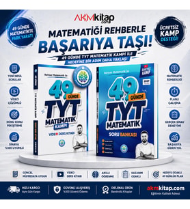 Rehber Matematik 2027 49 Günde TYT Matematik Konu ve Soru Bankası Seti 2 Kitap