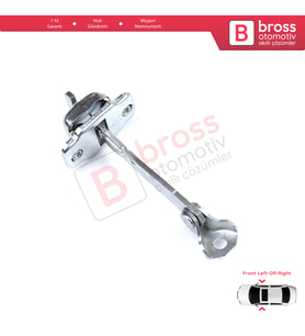 Citroen C1 Peugeot 107 Toyota Aygo 2005-2014 5-Door HB B000760180 İçin Ön Kapı Gergi Yayı