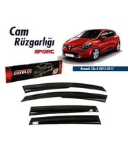 Renault Clio 4 Mugen Cam Rüzgarlığı 2012-2019 arası 4'lü Sunplex (Beyaz)