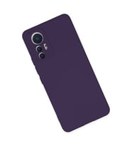 Newface Xiaomi Mi 12 Lite Kılıf Nano içi Kadife Silikon - Mor