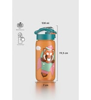 Renga Saga Desenli 530 ml Çocuk Matara 912174 Turuncu-Turkuaz