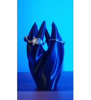 DorDen3D Dekoratif Takı Yüzük Aksesuar Standı (Siyah)