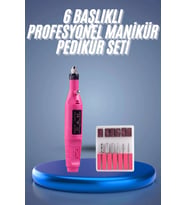 Profesyonel Manikür Pedikür Seti Törpü Makinesi Protez Tırnak Çıkarma