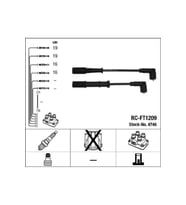 Rc-ft1209 Buji Kablosu Tk Albea Sole-palıo Sole 1.4 8v-doblo-doblo Kargo 1.4ie-grande Punto 1.2 (Standart)