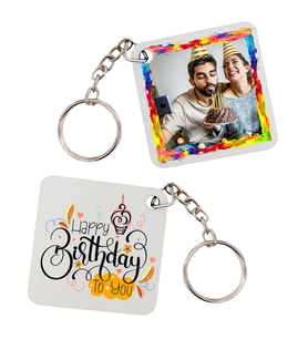 Doğum Günü Hediyesi Fotoğraflı Anahtarlık