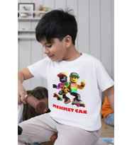 İsim Yazılı Roblox Çocuk Tişört Beyaz Unisex Tshirt