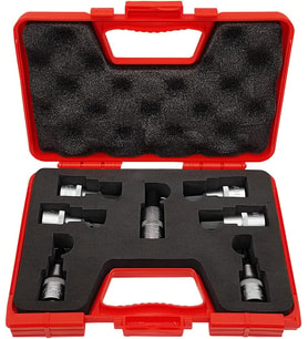 Lexroo İZELTAŞ 1/2'' Lokmalı Allen Uç Takımı 7 Parça