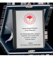 ODAK KUPA - Ahşap Plaketler - PL-003-M B - 12x16 cm