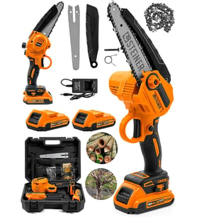 Steiner Alman 198 Vf 10 Ah 25 Cm Bakır Sargılı Akülü Dal Kesme Budama Testere Bıçkı Makinesi Turuncu