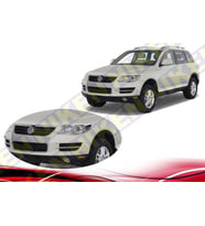 Volkswagen Touareg Far Çerçevesi Kromu Nikelajı  2008 Sonrası