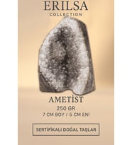 Sertifikalı Ametist Taşı Kütlesi 250 Gr – Ham Doğal Kristal Dekoratif Taş Stresi Azalt ve Huzur Ver