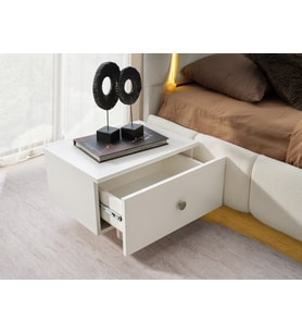 BARCELONA MDF KOMİDİN(2 ADET) (Beyaz)