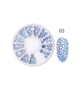 MAVİ SWAROVSKİ SÜSLEME TAŞ SETİ