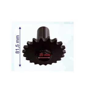 ATV ÖN DİŞLİ 428-20T İÇ 20XUZUNLUK 81XTM ÖM