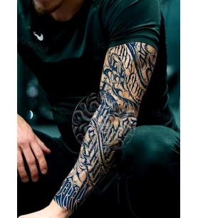 GZQB-023 YARI KALICI LUCKY-CHILL YAZILI KOL DÖVMESİ-TATTO