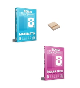 LGS 8. Sınıf Benim Hocam Matematik ve İnkılap Soru Bankam + Telefon Standı
