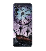 Tecno Pova Neo Kılıf Silikon Desen Özel Seri Time 1749