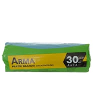 Arma Naylon Tadilat Boya Koruyucu Örtü Poşet Folyo - 30 m2 - 1 Paket (Beyaz)