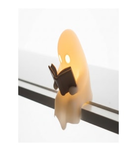 Sevimli Hayalet Mini LED Lamba Seti, Sıcak ve Tatlı Ambiyans Yaratır (Krem)