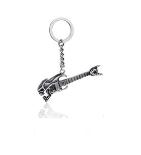 Bas Gitar Kuru Kafa Anahtarlık (Çok Renkli)