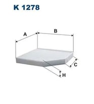 FILTRON K1278 Polen Filtresi 8K0819439 8K0819439C
