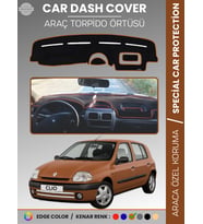 RENAULT CLIO 2 AIRBAGSIZ (2001-2012) Torpido Örtüsü Ön Göğüs Koruma Torpido Koruma Araca Özel