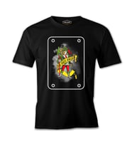 Joker Cards Siyah Erkek Tshirt