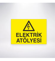 Elektrik Atölyesi 21x28 Arkası Yapışkanlı Levha