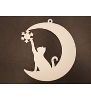 Mini Kedi Figürü – Sevimli Ev Dekoratif Obje Yılbaşı Ağaç 10CM