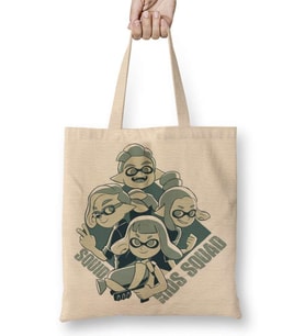 Splatoon Squid Kids Squad Bez Çanta Uzun Saplı