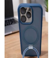 Mmc Trend İphone 15 PRO Lensli Telefon Kılıfı (Mavi)
