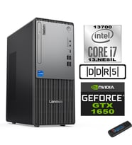 Lenovo Thinkcentre Neo 50T Gen5 Intel Core I7 13700 96GB Ddr5 256GB SSD Windows 11 Home Nvidia GTX1650 165012UB000LTRH26+ZETTA Flash Bellek
