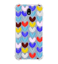 PrintiFy Samsung Galaxy J7 Pro Uyumlu Water Color 1 Baskılı Şeffaf Köşe Korumalı Antişok Kılıf