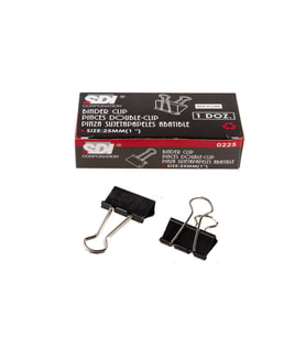 Sdi 0225 Double Metal Klips 25 Mm 12 Li (1 Paket 12 Adet)