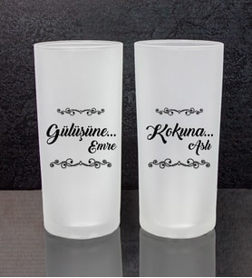 eJOYA Kişiye Özel 2'li Rakı Bardağı 111498