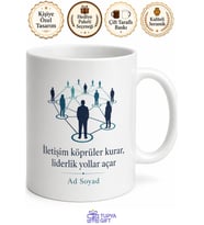 Kurumsal Eğitim Planlamacısı İletişim Liderlik Semineri Hediye Seramik Kupa Bardak