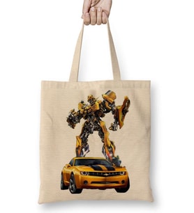 Bumblebee Transformes Bez Çanta Uzun Saplı