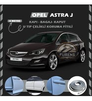 Opel Astra J Oto Araç Kapı Koruma Fitili 5metre Parlak Gri Renk