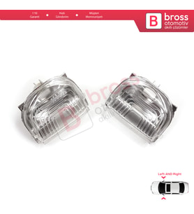 Mercedes Sprinter MK3 907 910 2018-On 9109064700 9109064600 İçin Yan Ayna Sinyali Beyaz Sağ ve Sol