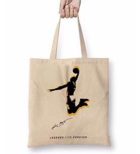 Kobe Bryant Legend Live Forever Bez Çanta Uzun Saplı