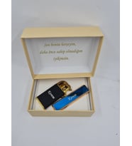 KİŞİYE ÖZEL İSİM BASKILI USB ŞARJLI ELEKTRONİK ÇAKMAK TİMSAH FİGÜRLÜ ÇİFT ALEVLİ GAZLI ÇAKMAK SETİ