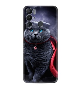 Tecno Pova Neo Kılıf Silikon Desen Özel Seri Super Cat 1666