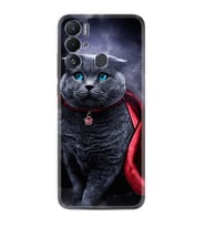 Tecno Pova Neo Kılıf Silikon Desen Özel Seri Super Cat 1666