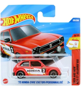 Hot Wheels '73 Honda Civic Custom - Kırmızı (1/64) JBB42
