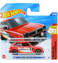Hot Wheels '73 Honda Civic Custom - Kırmızı (1/64) JBB42